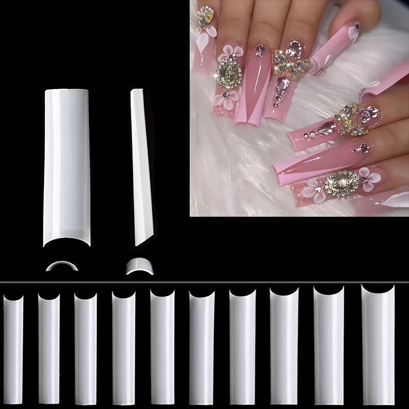 Long Square Nail Tippar – 500st