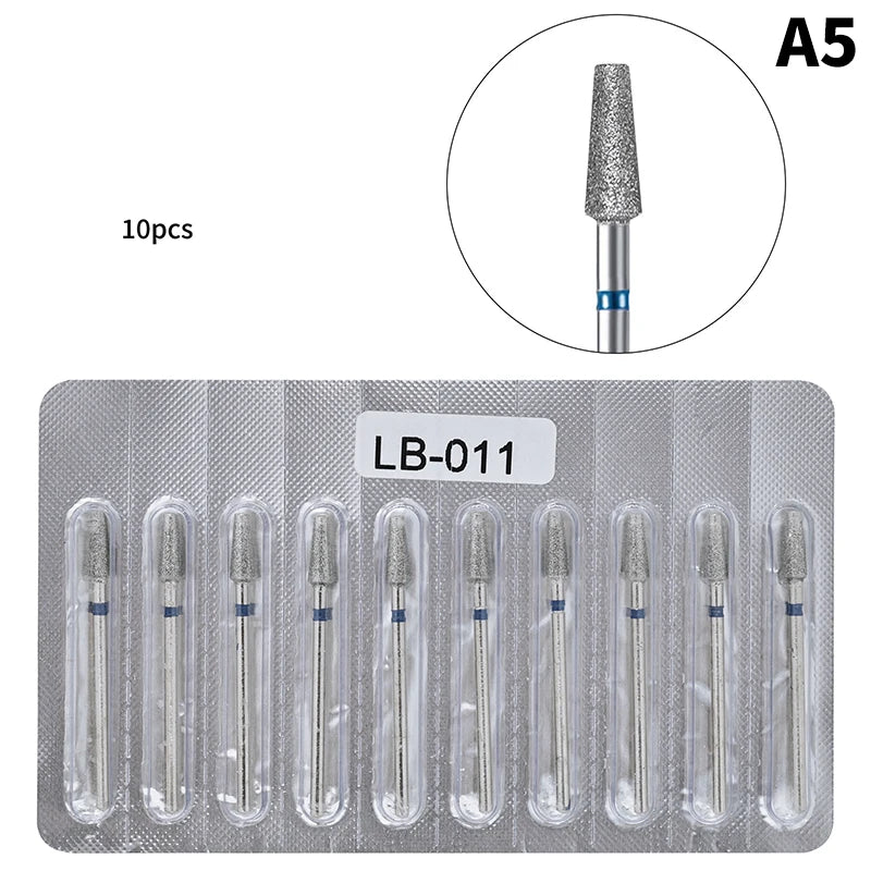 10-pack Diamantborr för Naglar