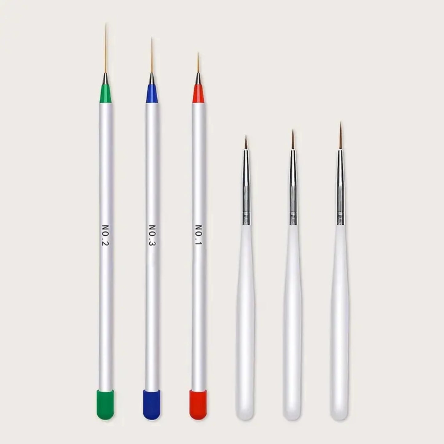 Nail Art Penslar 6-Pack