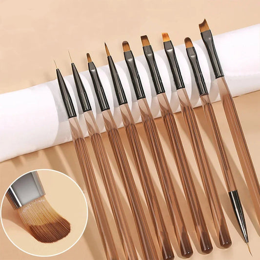 Nail Art Penselset 9-pack