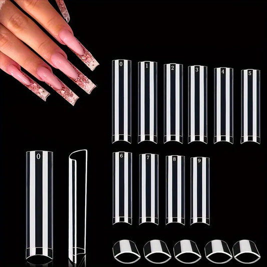 Long Square Nail Tippar – 500st