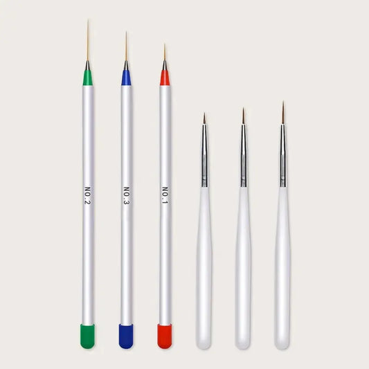 Nail Art Penslar 6-Pack